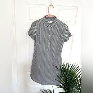Vineyard Vines Margo Navy Striped Shirt Dress